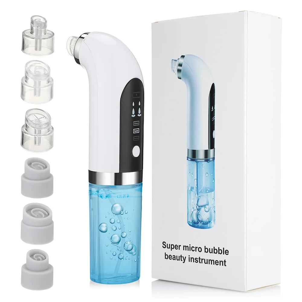 Facial Electric Blackhead Acne Remover Cleanser Small Bubble Cleaner With Water Cycle Cleaning Vacuum Pore Deep Cleansing Tool
Facial Electric Blackhead Acne Remover Cleanser Small Bubble Cleaner With Water Cycle Cleaning Vacuum Pore Deep Cleansing Tool