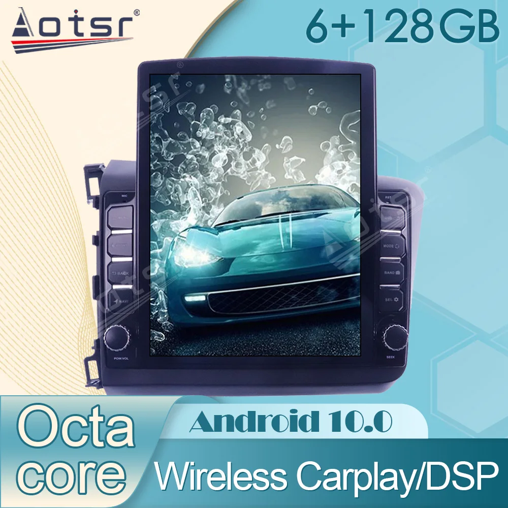 Android 10 6+128G For Honda Civic 2011 - 2015 Car Radio Multimedia Video Player GPS Tesla Audio Navigtion Carplay Head Unit DPS
Android 10 6+128G For Honda Civic 2011 - 2015 Car Radio Multimedia Video Player GPS Tesla Audio Navigtion Carplay Head Unit DPS