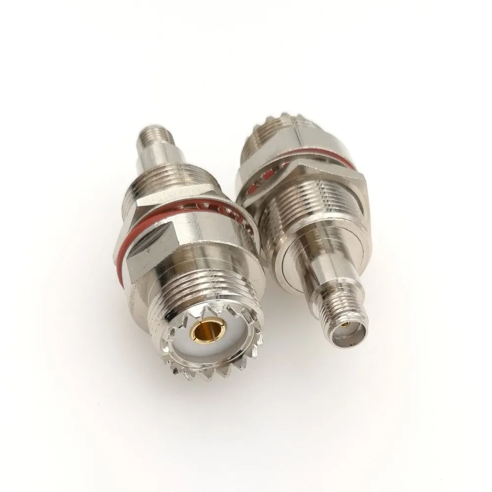SO239 UHF Female to SMA Female Bulkhead M16 O-Ring Waterproof Circle Water Resistant Low Loss 1PC
SO239 UHF Female to SMA Female Bulkhead M16 O-Ring Waterproof Circle Water Resistant Low Loss 1PC