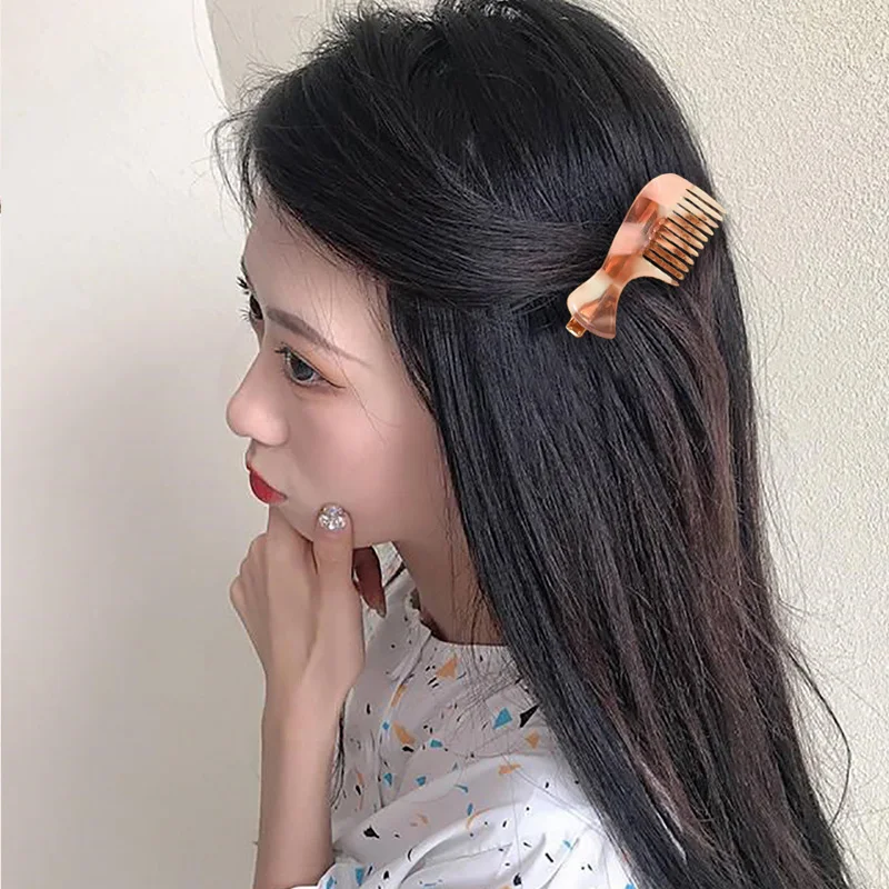1pc Punk Smooth Comb Shape Metal Hairpins Acetate Gold Hair Clips for Girls Hair Accessories for Women Barrettes Pins
1pc Punk Smooth Comb Shape Metal Hairpins Acetate Gold Hair Clips for Girls Hair Accessories for Women Barrettes Pins