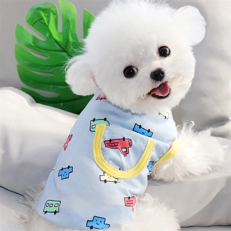 Dog Vest Clothes Spring Summer Pets Outfits Cooling Clothes for Small Dogs Pet T shirt Soft Puppy Dogs Clothes Shirts 139-2
Dog Vest Clothes Spring Summer Pets Outfits Cooling Clothes for Small Dogs Pet T shirt Soft Puppy Dogs Clothes Shirts 139-2