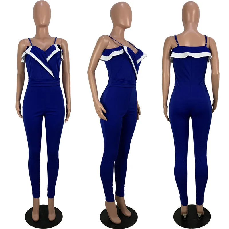 Adogirl Color Patchwork Folded Spaghetti Straps Jumpsuit Women Sexy V Neck Off Shoulder Short Sleeve Skinny Romper Overalls
Adogirl Color Patchwork Folded Spaghetti Straps Jumpsuit Women Sexy V Neck Off Shoulder Short Sleeve Skinny Romper Overalls