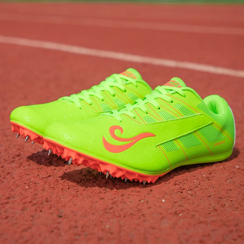 Gogodoing Professional Track and Field Shoes Mens Womens Track Running Shoes with Spikes Boys Girls Sprint Sports Sneakers
Gogodoing Professional Track and Field Shoes Mens Womens Track Running Shoes with Spikes Boys Girls Sprint Sports Sneakers
