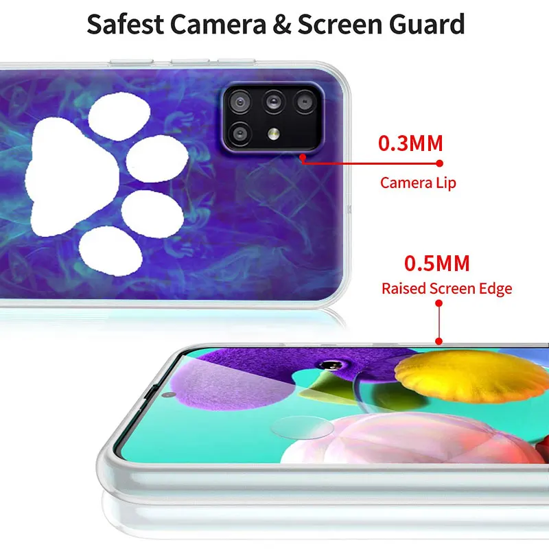 Cat Dog Paw Animal Soft Phone Case For Samsung Galaxy A51 A71 A21s A31 M30s A41 A32 5G A11 A12 A91 Matte Funda M51 M31 Coque Sac 
Cat Dog Paw Animal Soft Phone Case For Samsung Galaxy A51 A71 A21s A31 M30s A41 A32 5G A11 A12 A91 Matte Funda M51 M31 Coque Sac