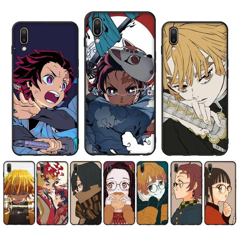 Cartoon Japan Anime Demon Slayer Phone Case Case For Oppo Reno Realme C3 6Pro Cover For vivo Y91C Y17 Y19
Cartoon Japan Anime Demon Slayer Phone Case Case For Oppo Reno Realme C3 6Pro Cover For vivo Y91C Y17 Y19