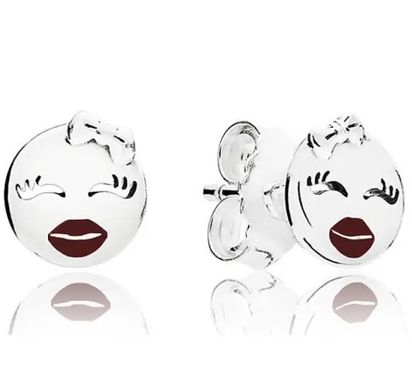 925 Sterling Silver fashion Earring Playful Wink With Red Enamel Stud Earrings For Women Wedding Gift fashion Jewelry
925 Sterling Silver fashion Earring Playful Wink With Red Enamel Stud Earrings For Women Wedding Gift fashion Jewelry