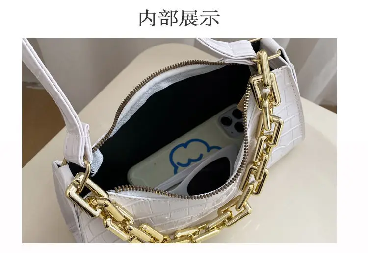 Fashion PU Leather Women Small Underarm Bags Crocodile Pattern Female Shoulder Bag Vintage Design Ladies Party Purses Handbags
Fashion PU Leather Women Small Underarm Bags Crocodile Pattern Female Shoulder Bag Vintage Design Ladies Party Purses Handbags
