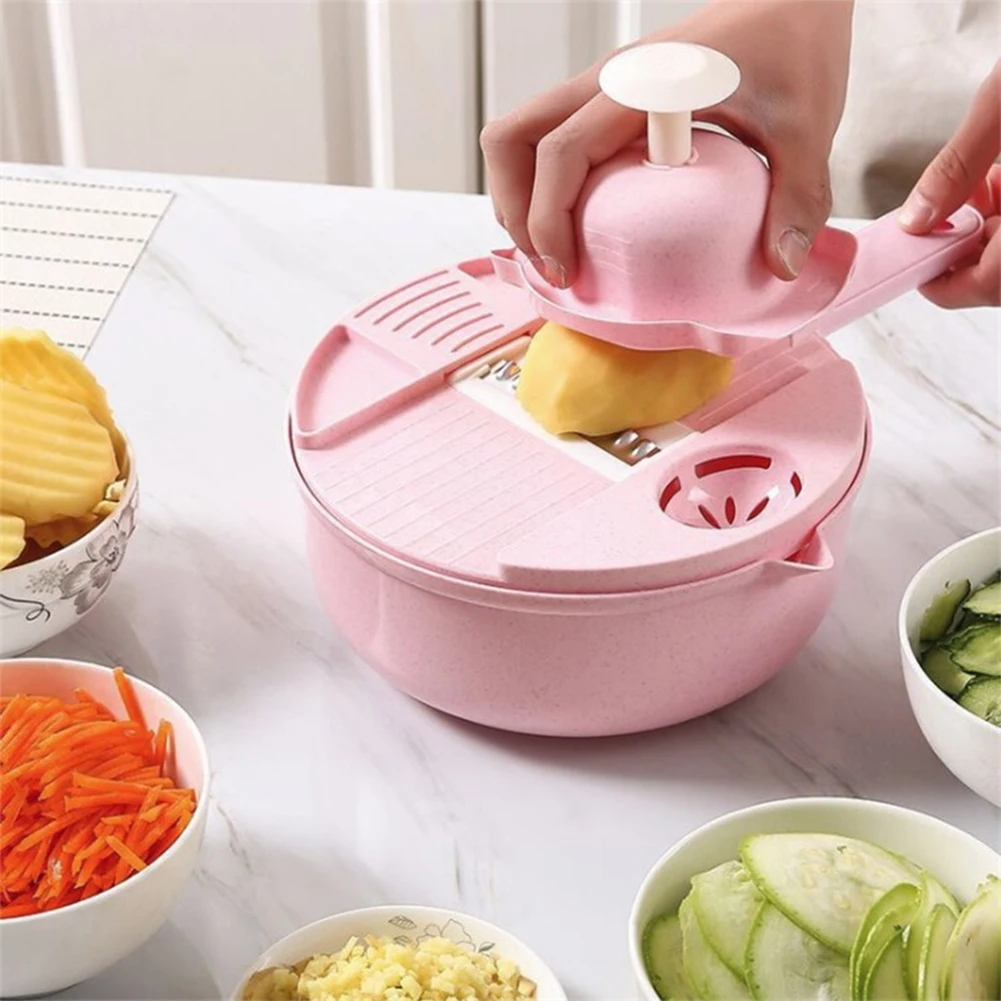 12pcs Lovely New Multi-Function Chopper Carrots Potatoes Manually Cut Shred Grater For Kitchen Convenience Vegetable Tool
12pcs Lovely New Multi-Function Chopper Carrots Potatoes Manually Cut Shred Grater For Kitchen Convenience Vegetable Tool