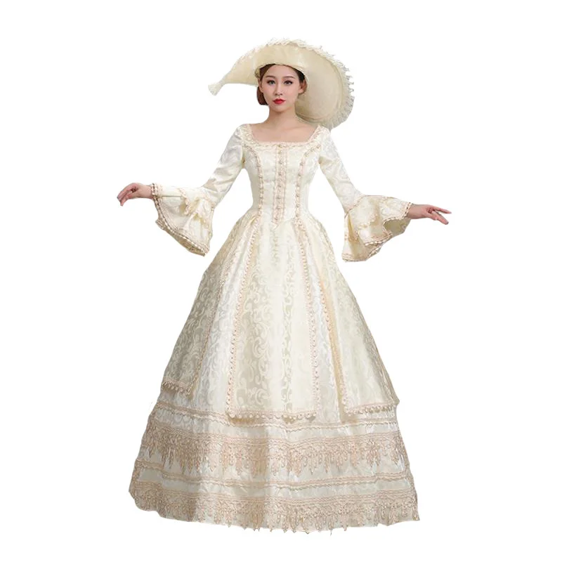 Halloween Fashion Evening Dresses Women Victorian Court European Dress Cosplay Performance Dresses Masquerade Dresses Tea Party
Halloween Fashion Evening Dresses Women Victorian Court European Dress Cosplay Performance Dresses Masquerade Dresses Tea Party