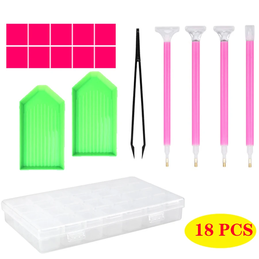 DIY Diamond Painting Accessories Cross Stitch Embroidery Pen Tools Set Mosaic Glue Pen Kit Tweezers
DIY Diamond Painting Accessories Cross Stitch Embroidery Pen Tools Set Mosaic Glue Pen Kit Tweezers