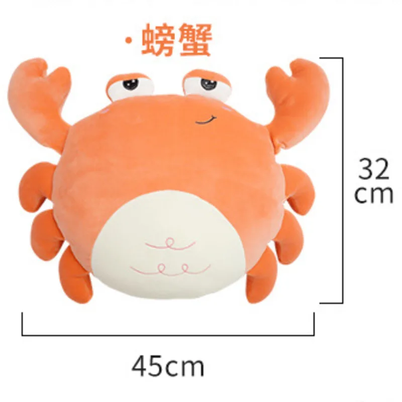 Cute Soft Crab Lion Whale Goose Pillow Stuffed Plush Toy Office Nap Pillow Home Comfort Cushion Decor Gift Doll For Children
Cute Soft Crab Lion Whale Goose Pillow Stuffed Plush Toy Office Nap Pillow Home Comfort Cushion Decor Gift Doll For Children