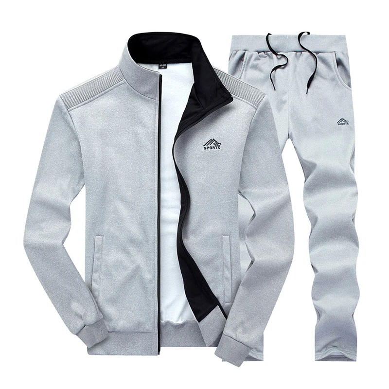 Men Sportswear Set Brand Mens Tracksuit Sporting Fitness Clothing Two Pieces Long Sleeve Jacket + Pants Casual Men's Track Suit
Men Sportswear Set Brand Mens Tracksuit Sporting Fitness Clothing Two Pieces Long Sleeve Jacket + Pants Casual Men's Track Suit