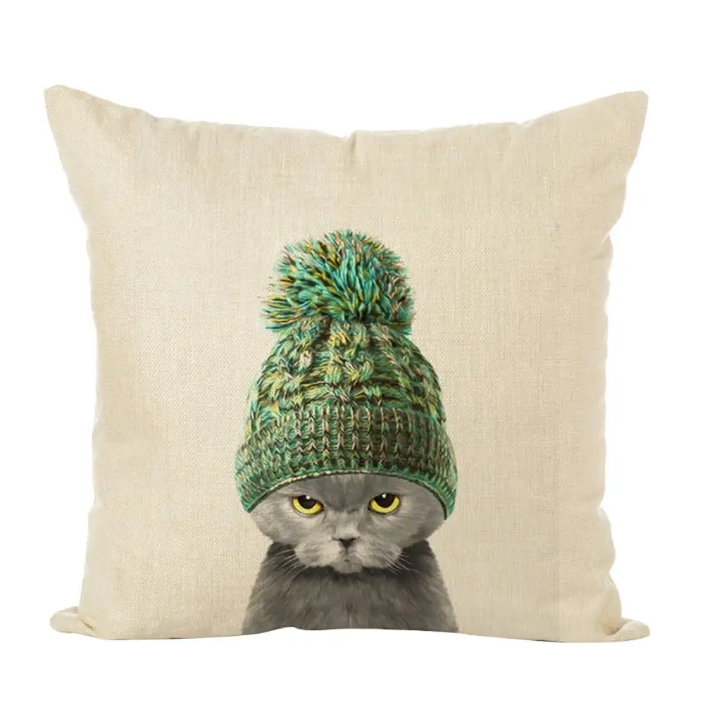 45cm x 45cm Linen Cushion Cover, Boxing Cat/Panda Pattern Soft Pillow Case Cushion Cover Sofa Car Home Cafe Decoration
45cm x 45cm Linen Cushion Cover, Boxing Cat/Panda Pattern Soft Pillow Case Cushion Cover Sofa Car Home Cafe Decoration