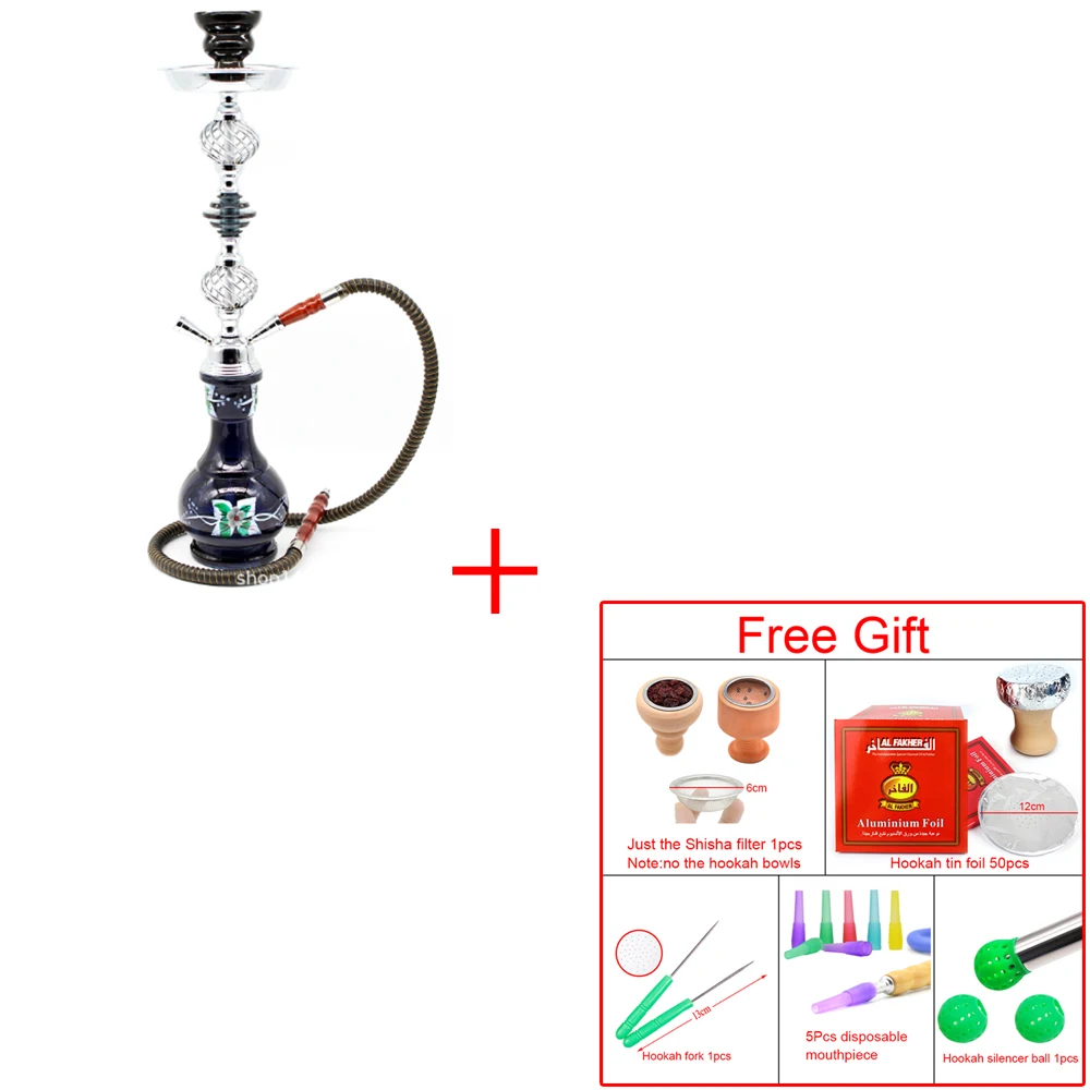 1Pcs Glass Hookah Arab Shisha With Ceramic Bowl Hose Charcoal Tongs Smoke Hookahs Set Herb Narghile Cigarette Smoking Accessorie
1Pcs Glass Hookah Arab Shisha With Ceramic Bowl Hose Charcoal Tongs Smoke Hookahs Set Herb Narghile Cigarette Smoking Accessorie