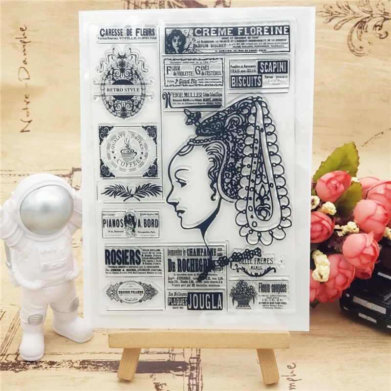 Lady Label Silicone Clear Seal Stamp DIY Scrapbooking Embossing Photo Album Decorative Paper Card Craft
Lady Label Silicone Clear Seal Stamp DIY Scrapbooking Embossing Photo Album Decorative Paper Card Craft