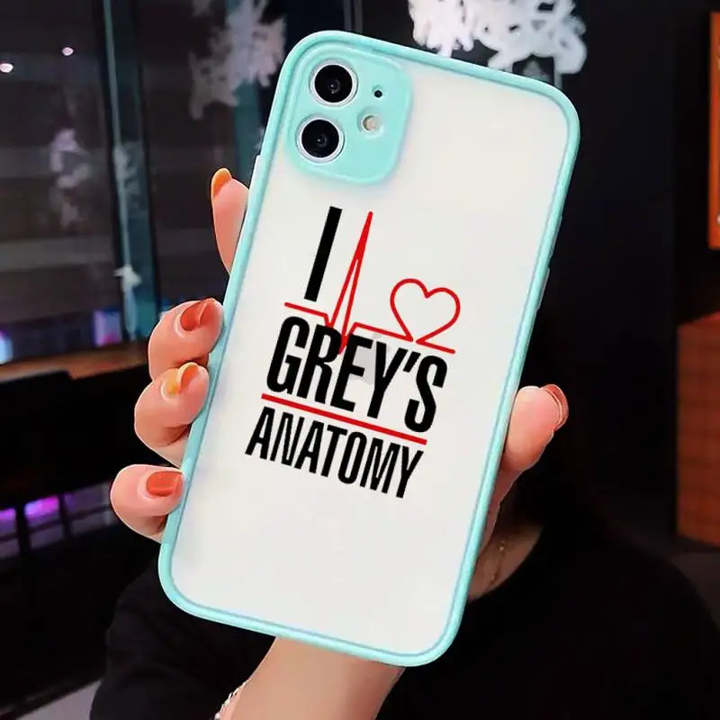 Greys Anatomy Phone Cases matte transparent For blue iPhone 7 8 x xs xr 11 12 pro plus max mini Clear Funda
Greys Anatomy Phone Cases matte transparent For blue iPhone 7 8 x xs xr 11 12 pro plus max mini Clear Funda