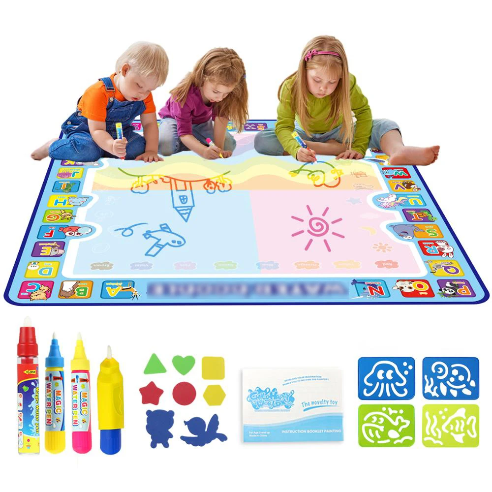 Hot Coolplay Big Magic Baby Play Mat Doodle Mat Water Drawing Painting Board Educational Montessori Toys for Kids Fashion gifts
Hot Coolplay Big Magic Baby Play Mat Doodle Mat Water Drawing Painting Board Educational Montessori Toys for Kids Fashion gifts