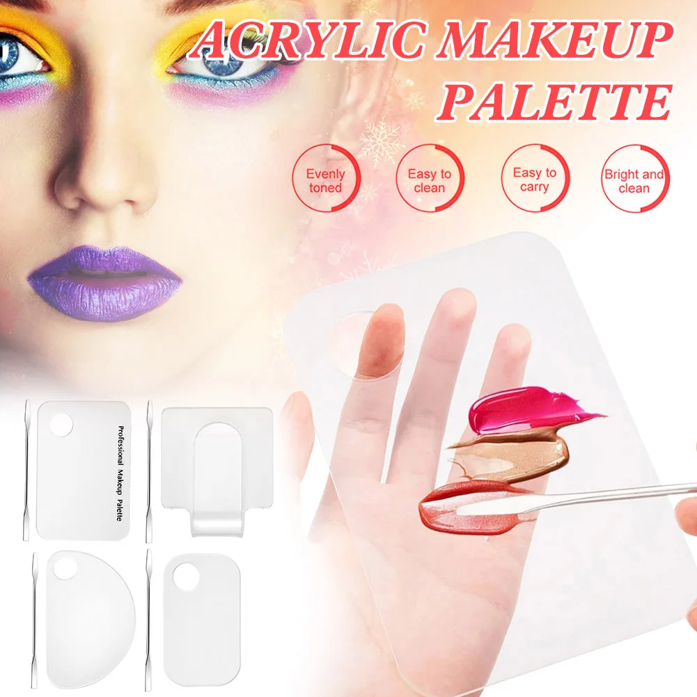 Acrylic Clear Makeup Palette and Spatula Set Nail Polish Gel Foundation Makeup Mixing Board Highly Textured Manicure Tools Set
Acrylic Clear Makeup Palette and Spatula Set Nail Polish Gel Foundation Makeup Mixing Board Highly Textured Manicure Tools Set