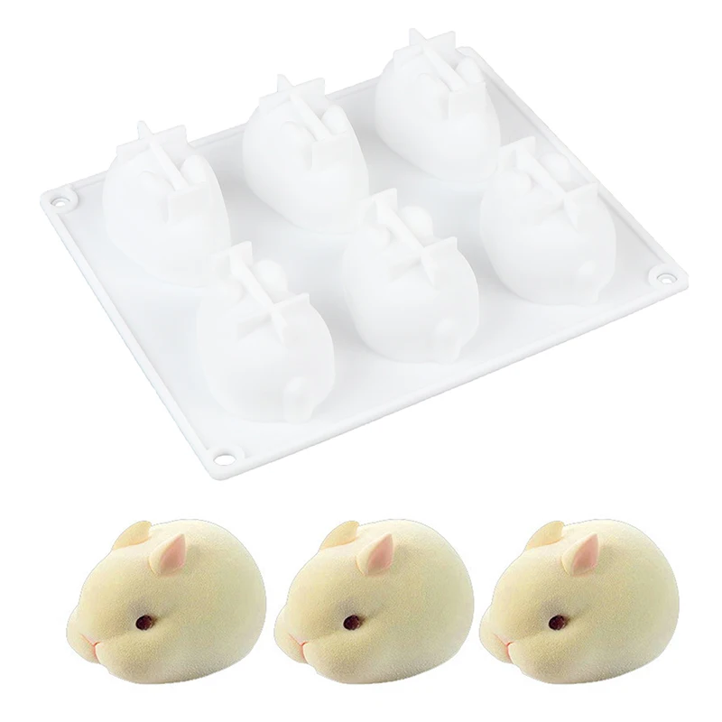 Silicone Molds for Baking Dessert Mousse New Cake Decorating Moulds Silicone 3D Bunny Rabbit Cake Molds
Silicone Molds for Baking Dessert Mousse New Cake Decorating Moulds Silicone 3D Bunny Rabbit Cake Molds