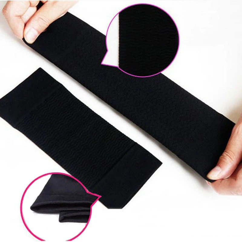 

1pair Women Arm Sleeve Weight Loss Thin Legs Body Slimmer Wrap Belt Thin Arm Shaper Calorie Off Fat Buster Ladies Arm Warmers