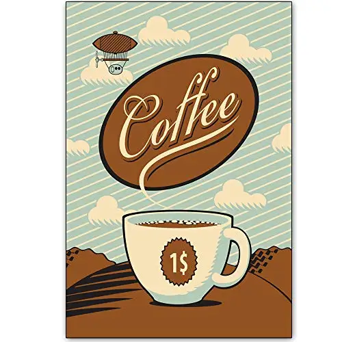 Original Retro Design Comic Style Coffee Tin Metal Signs Wall Art | Thick Tinplate Print Poster Wall Decoration for Cafe/Kitchen
Original Retro Design Comic Style Coffee Tin Metal Signs Wall Art | Thick Tinplate Print Poster Wall Decoration for Cafe/Kitchen