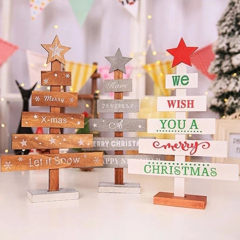 Mini Wooden Merry Christmas Tree Desk Table Decor Pendants Xmas Tree Ornaments Christmas Decoration Happy New Year Home
Mini Wooden Merry Christmas Tree Desk Table Decor Pendants Xmas Tree Ornaments Christmas Decoration Happy New Year Home