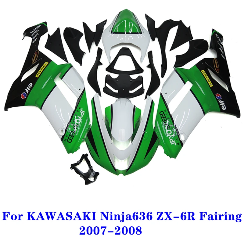 Обтекатель для мотоцикла KAWASAKI Ninja 2007-2008 ZX6R ZX 6R 636 07-08, чёрный, зеленый обтекатель
Обтекатель для мотоцикла KAWASAKI Ninja 2007-2008 ZX6R ZX 6R 636 07-08, чёрный, зеленый обтекатель