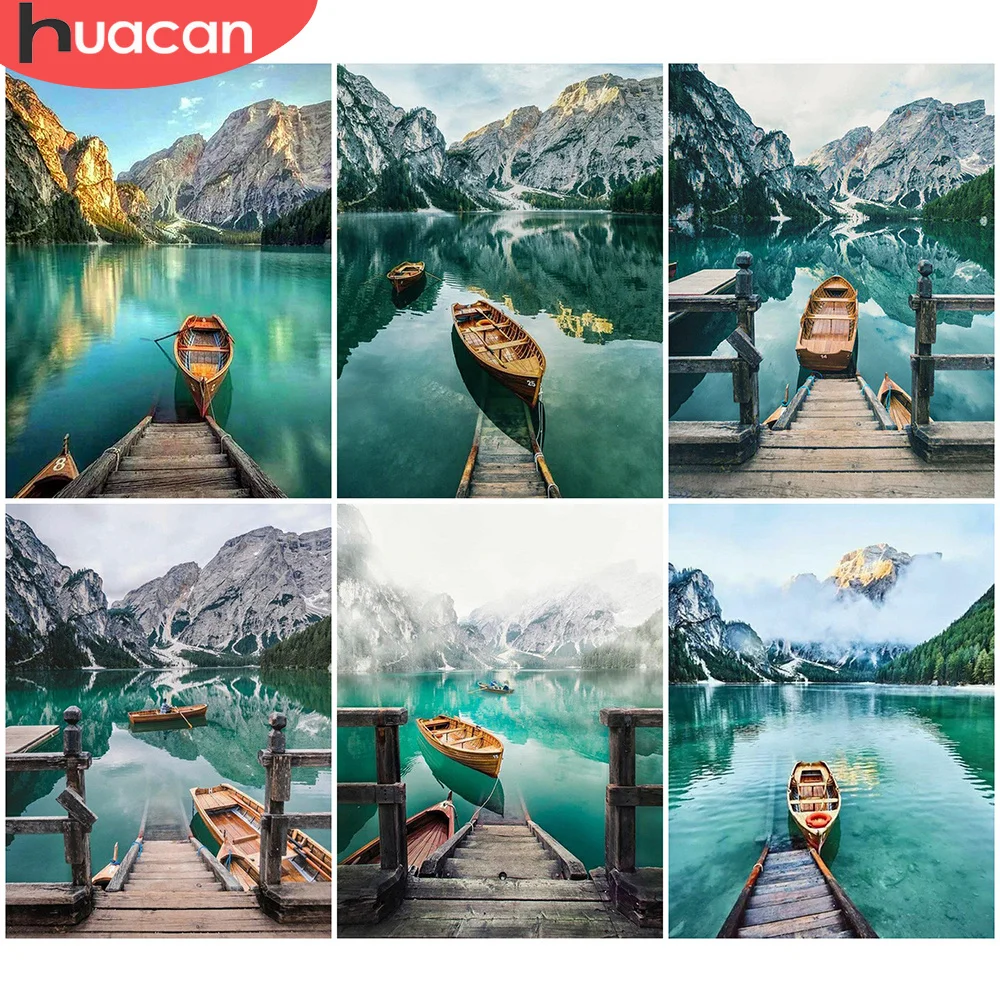 HUACAN 5D DIY Diamond Painting Landscape Lake Diamond Embroidery Ship Full Square Mosaic Rhinestone Bridge Home Decor
HUACAN 5D DIY Diamond Painting Landscape Lake Diamond Embroidery Ship Full Square Mosaic Rhinestone Bridge Home Decor