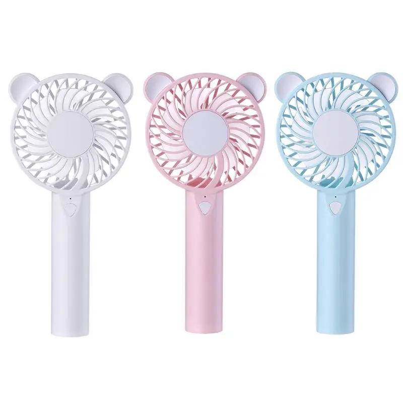 Cute Bear Cartoon Handheld USB Rechargeable Fan With LED Light Cooler Portable 3 Speed Adjustable Desktop Cooling Fan L4MD
Cute Bear Cartoon Handheld USB Rechargeable Fan With LED Light Cooler Portable 3 Speed Adjustable Desktop Cooling Fan L4MD