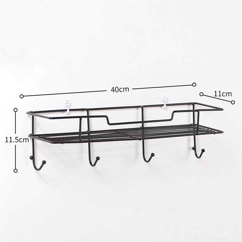 Wall Living Room Multi-function Storage Hooks Holder Shelf Organizer Rack Home Decoration Wall Hanging Iron Art Storage Rack
Wall Living Room Multi-function Storage Hooks Holder Shelf Organizer Rack Home Decoration Wall Hanging Iron Art Storage Rack