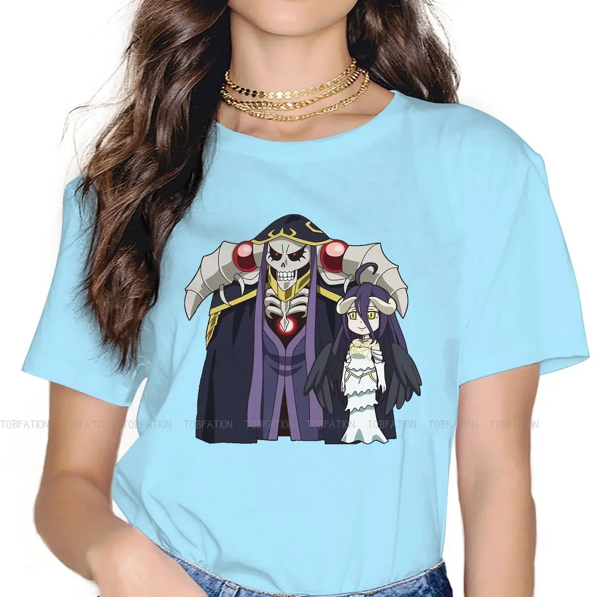 Momonga And Albedo O Neck TShirt Overlord Japanese Hot Anime Fabric Classic T Shirt Woman's New Design 5XL Hot Sale
Momonga And Albedo O Neck TShirt Overlord Japanese Hot Anime Fabric Classic T Shirt Woman's New Design 5XL Hot Sale