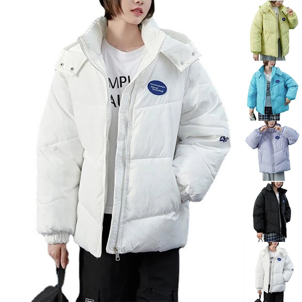 Womens Long Sleeves Short Coat Solid Winter Warm Hoodie Zipper Cardigan Overcoat Ladies Plain Hooded Pockets Warm Tops Clothes 
Womens Long Sleeves Short Coat Solid Winter Warm Hoodie Zipper Cardigan Overcoat Ladies Plain Hooded Pockets Warm Tops Clothes