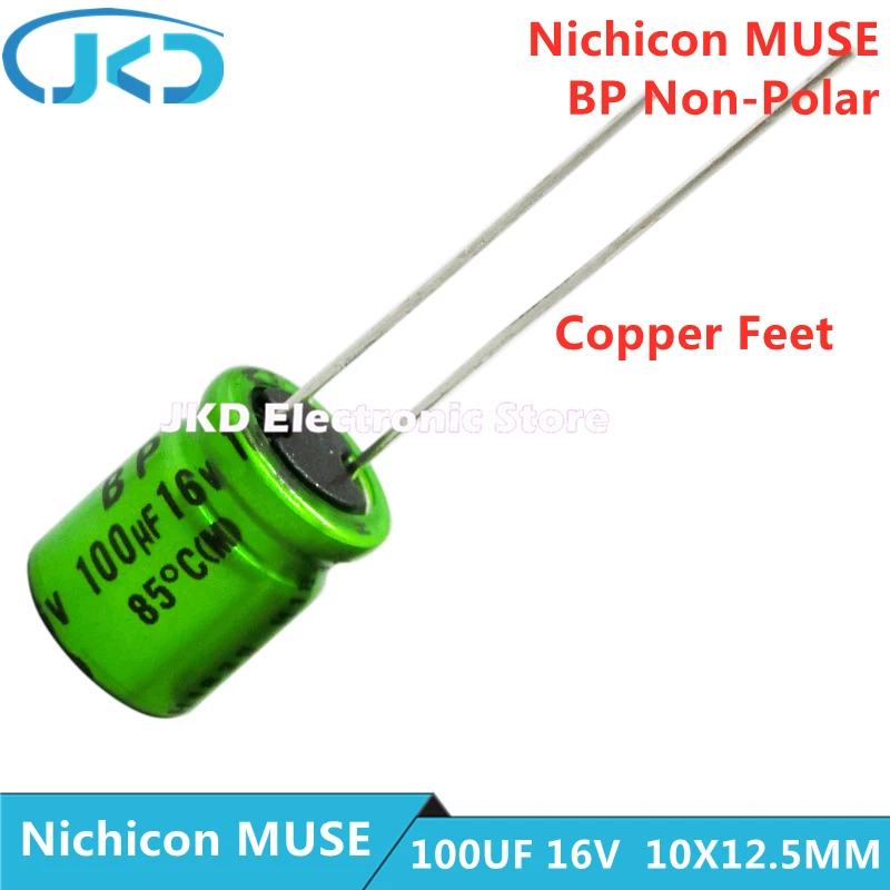 10pcs NEW Nichicon MUSE 16V 100UF 22UF 33UF 47UF 220UF BP ES (Bi)Non Polar Non-polar Bipolar HiFi Audio Capacitor 100% Original
10pcs NEW Nichicon MUSE 16V 100UF 22UF 33UF 47UF 220UF BP ES (Bi)Non Polar Non-polar Bipolar HiFi Audio Capacitor 100% Original