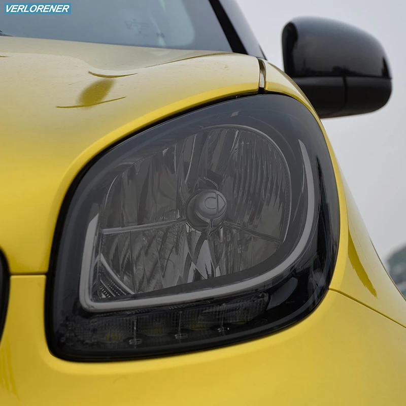 2 Pcs Car Headlight Protective Film Smoked Black Tint Wrap Vinyl Transparent TPU Sticker For Smart Fortwo 453 2016-Present
2 Pcs Car Headlight Protective Film Smoked Black Tint Wrap Vinyl Transparent TPU Sticker For Smart Fortwo 453 2016-Present