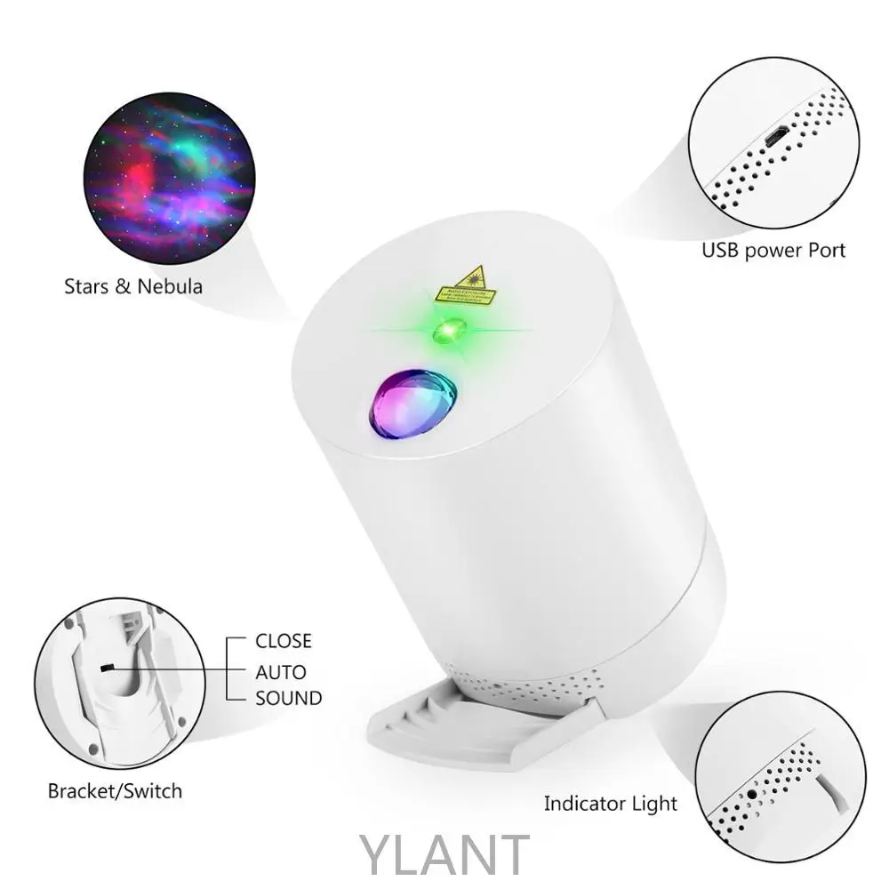 Ylant Starry Sky Projector Night Light Projection USB Star Projector Bedroom Party Laser Light 360 Degree Rotation Night Lamp
Ylant Starry Sky Projector Night Light Projection USB Star Projector Bedroom Party Laser Light 360 Degree Rotation Night Lamp