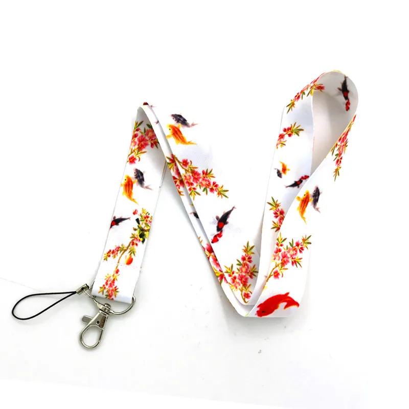 China Landscape Flower Goldfish Mobile Phone Straps Keychain Lanyard For Keys USB ID Card Badge Holder Hang Rope Accessories
China Landscape Flower Goldfish Mobile Phone Straps Keychain Lanyard For Keys USB ID Card Badge Holder Hang Rope Accessories