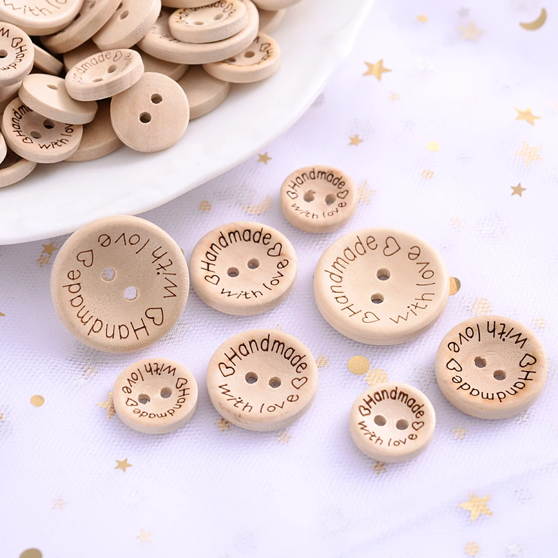 30/50pcs 2 Holes Natural Wooden Buttons for Clothes Decorative Button Diy Handmade 2 Eyelets Bottons Sewing Accessories3
30/50pcs 2 Holes Natural Wooden Buttons for Clothes Decorative Button Diy Handmade 2 Eyelets Bottons Sewing Accessories3