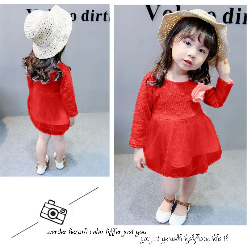 Flower Baby Girl dress Autumn Cotton Flowers Dress Long Sleeves Red Mesh Girl Dress Toddlers Girl Ball Gown 3M-3Y
Flower Baby Girl dress Autumn Cotton Flowers Dress Long Sleeves Red Mesh Girl Dress Toddlers Girl Ball Gown 3M-3Y