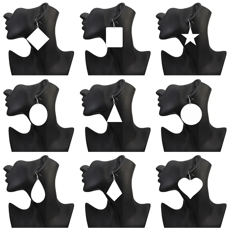 SOMESOOR 13 Shapes Custom Geometric Wooden Drop Earrings Personalized Photos Printed Loops Big Pendant Dangle For Women Gifts
SOMESOOR 13 Shapes Custom Geometric Wooden Drop Earrings Personalized Photos Printed Loops Big Pendant Dangle For Women Gifts