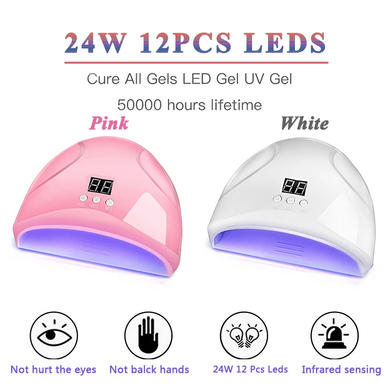 New Arrival SUN 24W UV LED Nail Lamp Nail Dryer USB Gel Drying Lamp Manicure Machine Nail Gel Polish Curing Light Nail Art Tools
New Arrival SUN 24W UV LED Nail Lamp Nail Dryer USB Gel Drying Lamp Manicure Machine Nail Gel Polish Curing Light Nail Art Tools