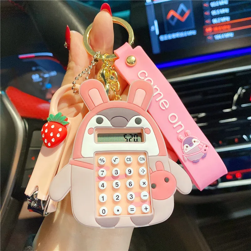 Portable Kawaii Mini Calculator Pocket Size Cartoon Mini Ultra-Thin Button Cute Appearance Calculator School Supplies Student
Portable Kawaii Mini Calculator Pocket Size Cartoon Mini Ultra-Thin Button Cute Appearance Calculator School Supplies Student
