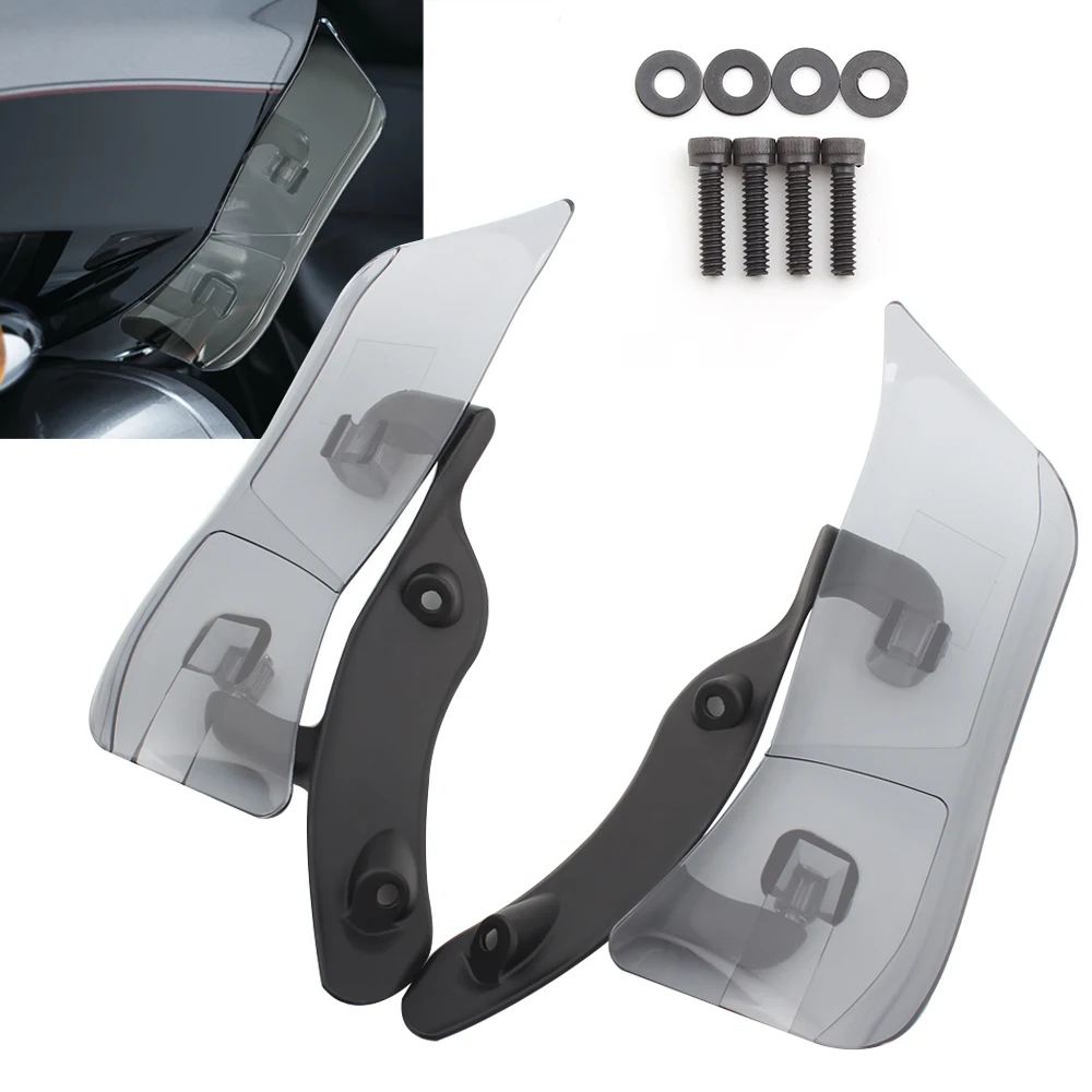 Motorcycle Adjustable Smoke Upper Fairing Air Deflector Wind Deflector Accent For Harley 15+ Road Glide Ultra FLTRX FLTRXS
Motorcycle Adjustable Smoke Upper Fairing Air Deflector Wind Deflector Accent For Harley 15+ Road Glide Ultra FLTRX FLTRXS