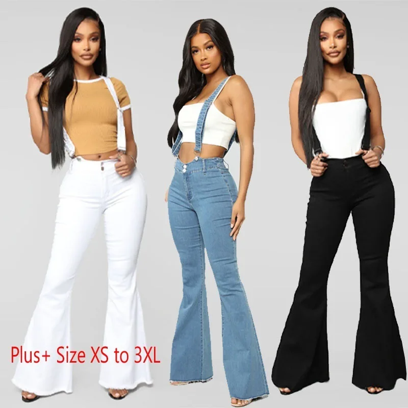 Jumpsuit Women Plus Size Rompers For Women Fashion Demin Bell Bottom Solid Female Office Jeans Long Length Flared Cargo Jumpsuit
Jumpsuit Women Plus Size Rompers For Women Fashion Demin Bell Bottom Solid Female Office Jeans Long Length Flared Cargo Jumpsuit