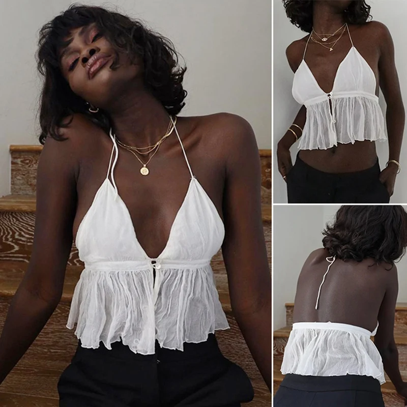 Women's V-Neck Slim Camisole Shape Striped Camisole Bowknot Knot Slim Solid Color Camisole White
Women's V-Neck Slim Camisole Shape Striped Camisole Bowknot Knot Slim Solid Color Camisole White