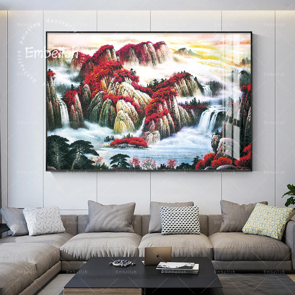 1 Piece Office Landscape Artworks For Living Room Modern Home Decor HD Canvas Mountains Paintings Wall Art Pictures Hot Posters
1 Piece Office Landscape Artworks For Living Room Modern Home Decor HD Canvas Mountains Paintings Wall Art Pictures Hot Posters