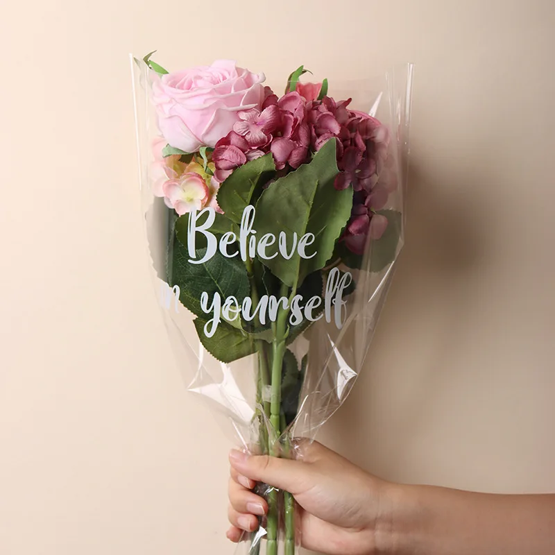 Ins English Glass Paper Bags of Flowers Paper Bou 20pcs / pack Transparent and waterproof Valentine's day birthday bouquet
Ins English Glass Paper Bags of Flowers Paper Bou 20pcs / pack Transparent and waterproof Valentine's day birthday bouquet
