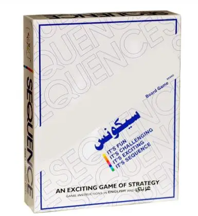 Sequence Card Funny Entertainment Board Game Friend Family Party Fun Playing Cards Table Desktop Games Children Adult
Sequence Card Funny Entertainment Board Game Friend Family Party Fun Playing Cards Table Desktop Games Children Adult