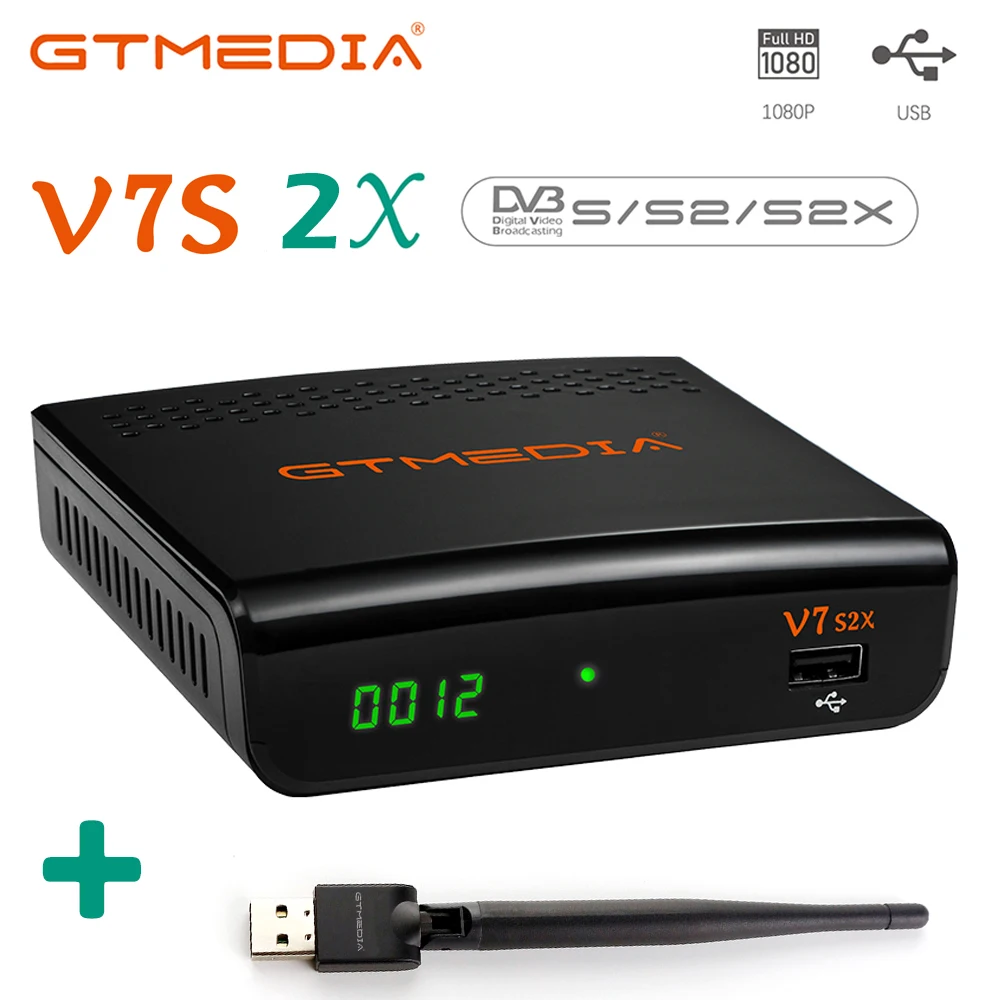 GTmedia V7S2X 1080P спутниковый ТВ приемник декодер с USB Wi-Fi, Поддержка DVB-S/S2/S2X Обновление от GT медиа V7S HD дополнительное по не входит в комплект
GTmedia V7S2X 1080P спутниковый ТВ приемник декодер с USB Wi-Fi, Поддержка DVB-S/S2/S2X Обновление от GT медиа V7S HD дополнительное по не входит в комплект