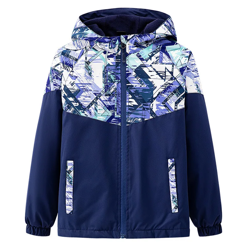 

Girl Jacket Children Polar Fleece Teenage Girls 2022 Spring Clothes Kids Coat Hooded Waterproof Windbreaker Clothing 3-12 Years