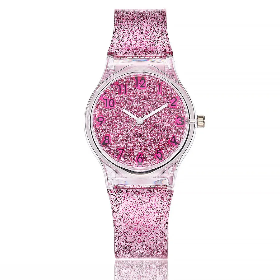 Jelly Transparent Ladies Watch Fashion Women Girls Summer Fresh Macaron Color Trend Summer Quartz Watch Young Girl Korean Style
Jelly Transparent Ladies Watch Fashion Women Girls Summer Fresh Macaron Color Trend Summer Quartz Watch Young Girl Korean Style